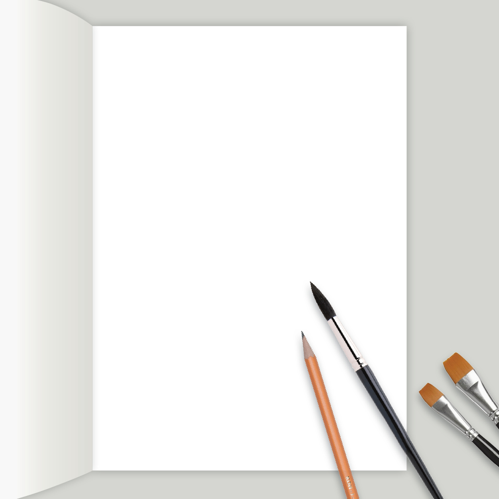 Kunstheft, DIN A4, 8 Blatt