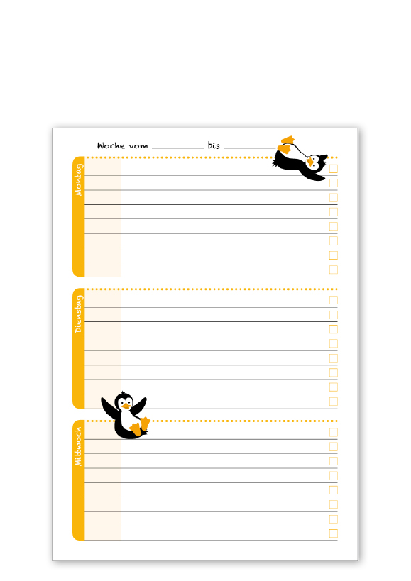 Hausaufgabenheft selbst gestalten bei Schulheft-Designer